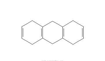  p>1,4,5,8,9,10-六氢蒽是一种化学物质,化学式是c14h16. /p>