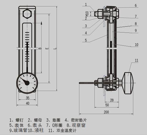 液位计液温计