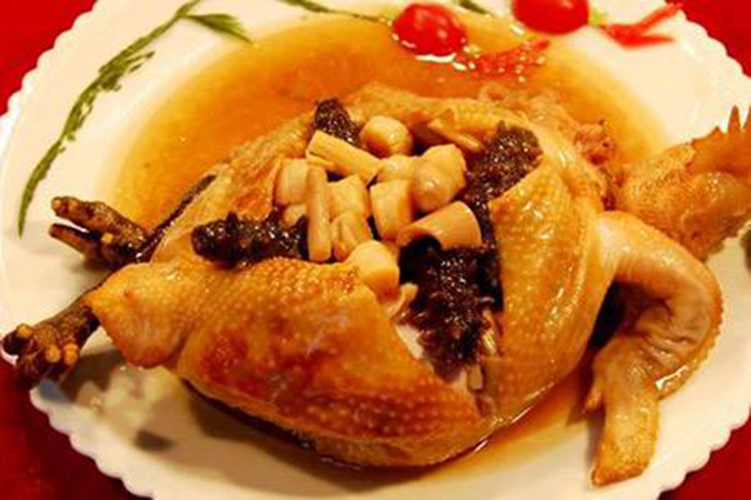 data-lemmaid="967253">夏津县 /a>地方传统名吃,又名海味什锦鸡,因其