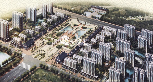  p>帝都国际城位于洛阳新区龙门大道与古城路交汇处,整体占地324亩