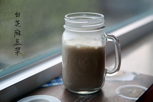 白芝麻豆浆