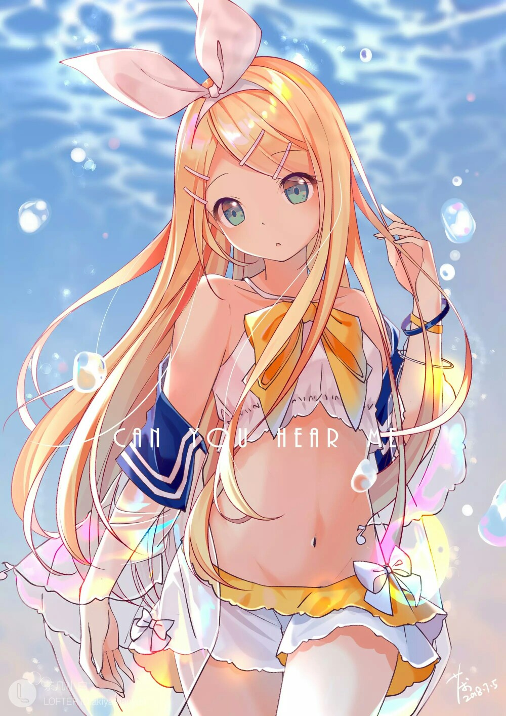  p>镜音铃是由日本克里普敦未来媒体有限公司(crypton