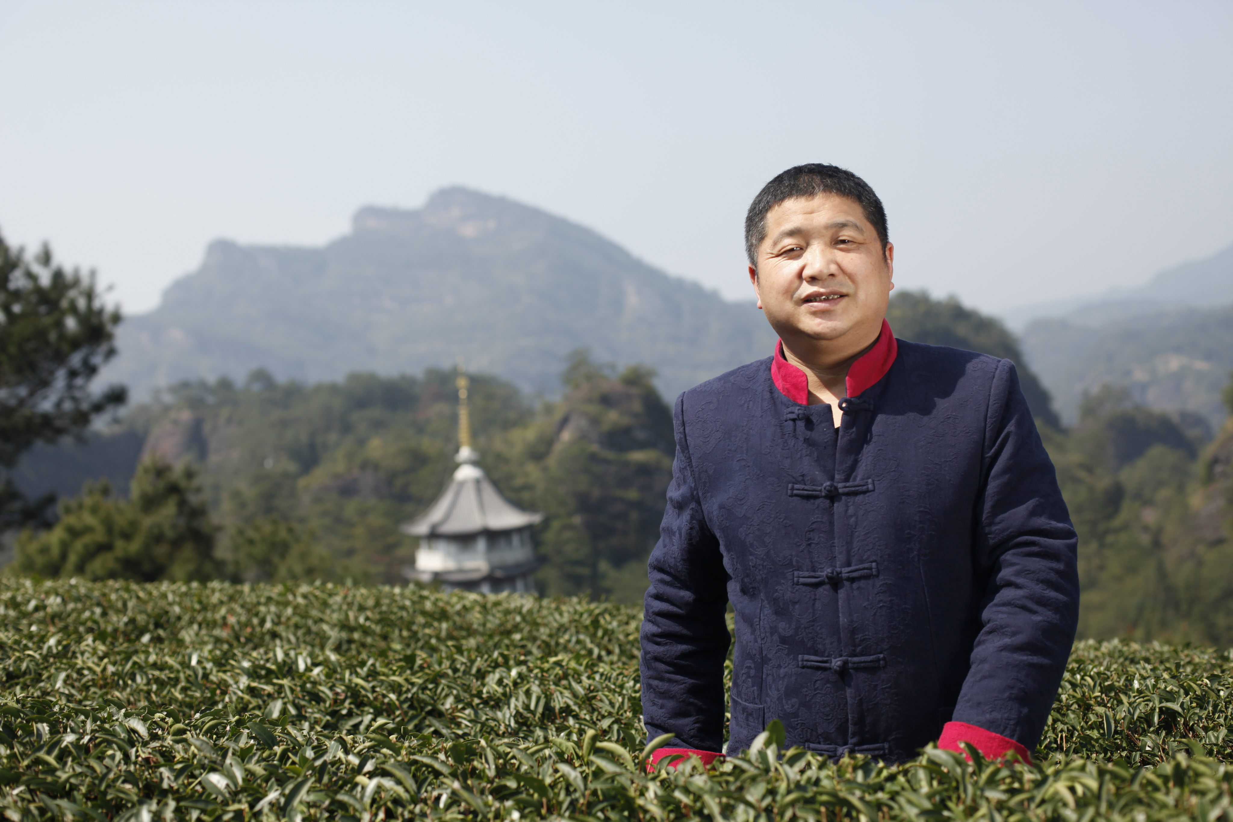 天心岩茶村党支部副书记,家族第6代茶人,武夷山市擎天岩茶厂厂长,全国