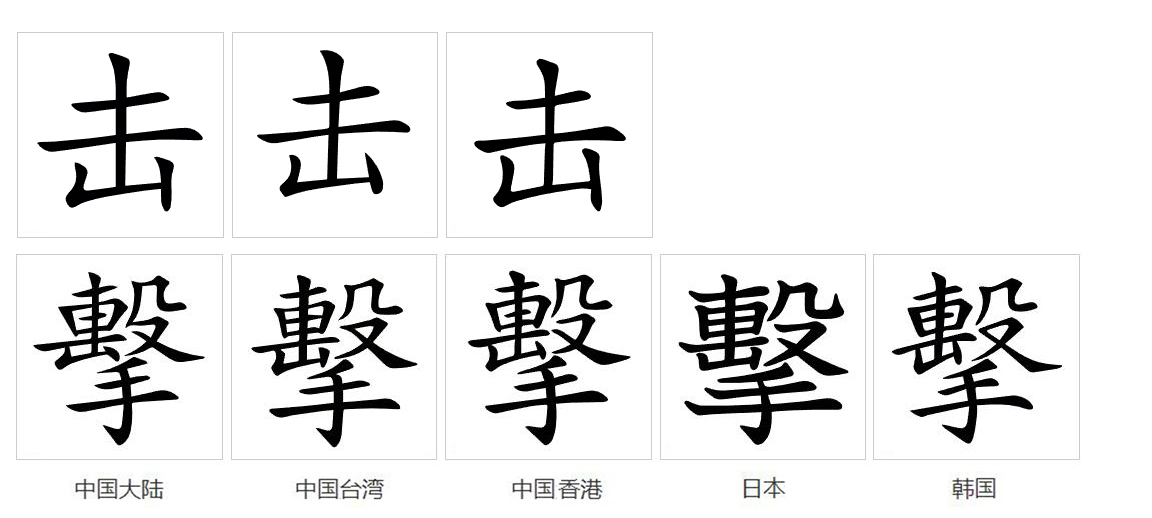  p>击(拼音:jī),汉语一级通用规范汉字(常用字).