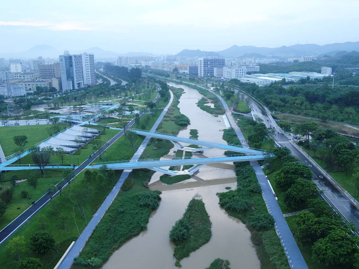 茅洲河碧道(the pilot section of maozhou river)是广东省深圳市宝安