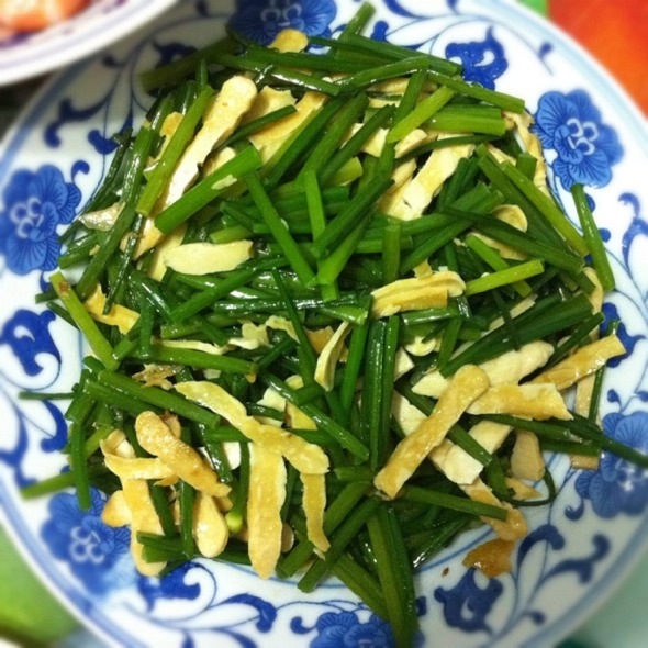 韭菜干丝