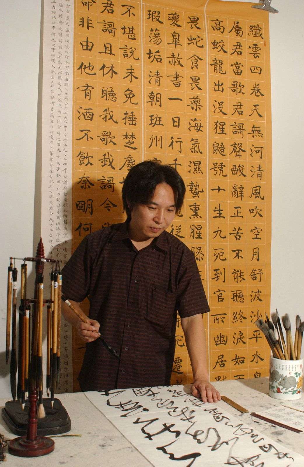 全国著名书法家,青年作家,诗人.