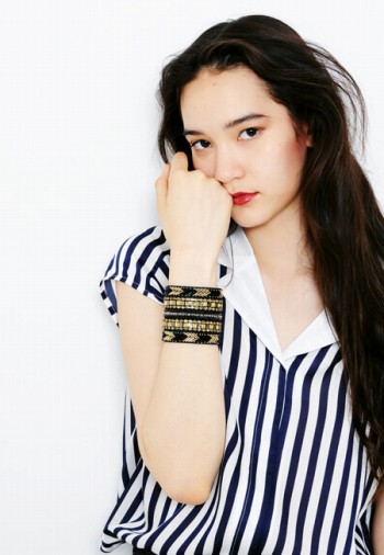  p>松冈莫娜( mona matsuoka)日本新晋混血模特,拥有一半日本和一半