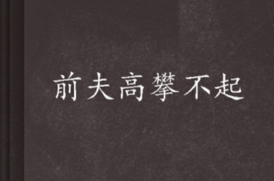 前夫高攀不起