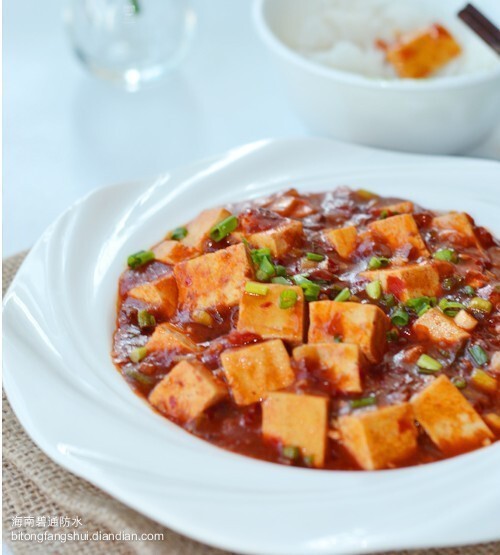 豆瓣酱炖豆腐