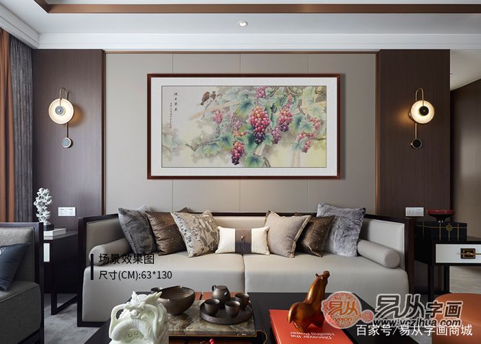 客厅里挂什么国画作品吉祥，当代名家吉祥花鸟画推荐给你_百科TA说