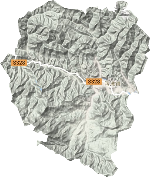 <p>陶湾镇地形图