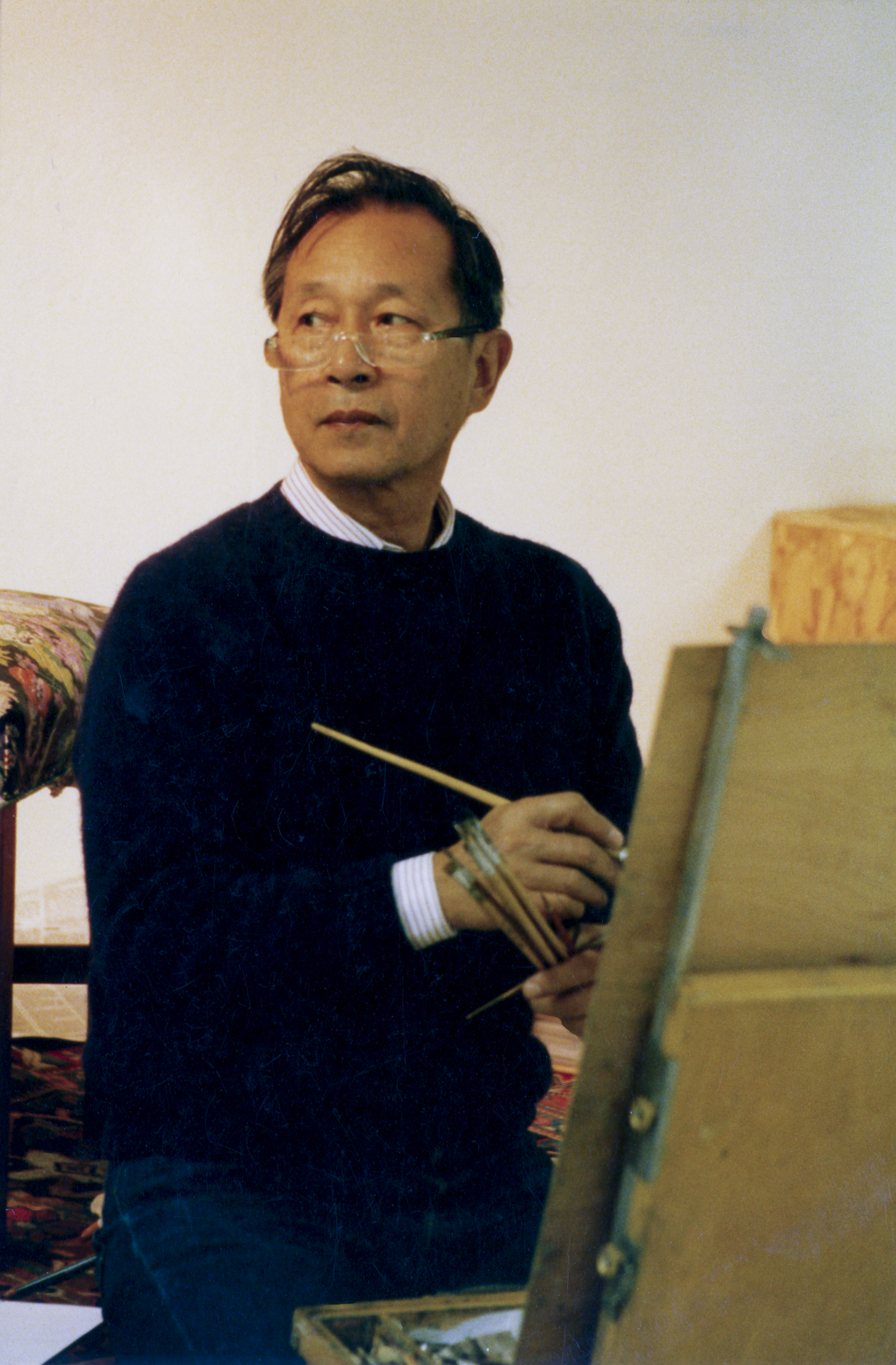 张文新,1964年为北京画院画家