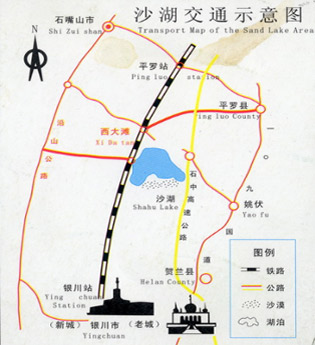 沙湖的沙和湖的完美结合
