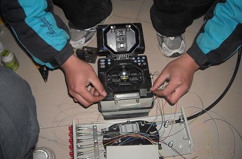 熔接光缆