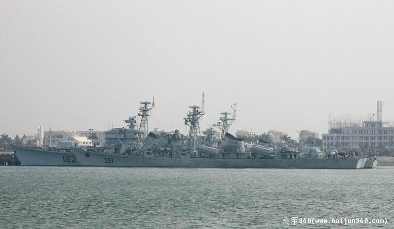  p>江湖Ⅰ级(053h)--551茂名号是053h型(江湖i级)导弹护卫舰.