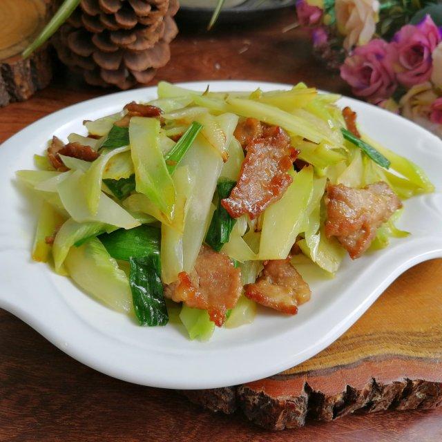 菜心炒肉片