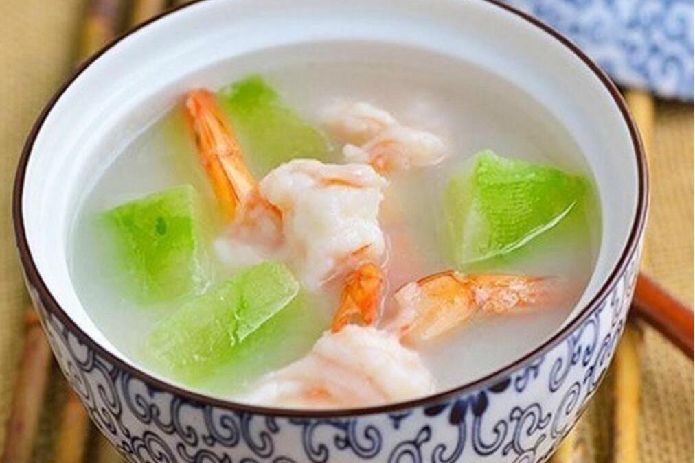 鲜虾冬瓜汤