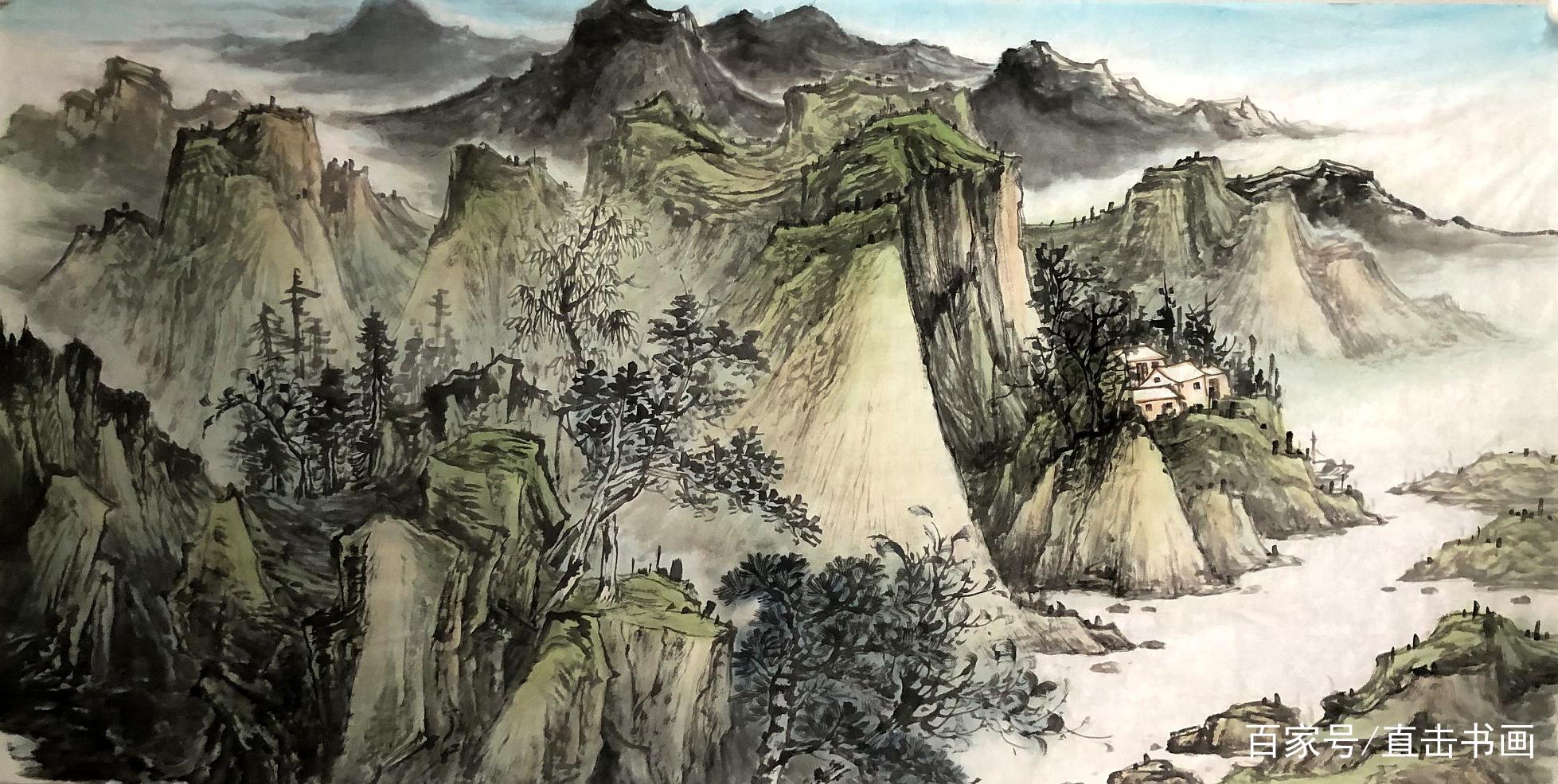 画家何咏 画之高逸，不以笔墨简繁论_百科TA说