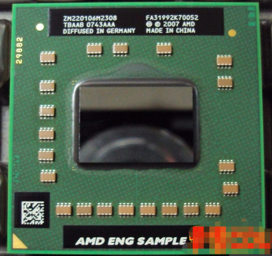 Processeur AMD Athlon 64 X2 QL-65 2.1 GHz Dual-Core - Occasion, Socket S1, Pour Ordinateurs Portables