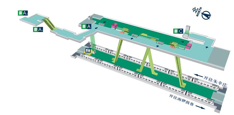 北京地铁什刹海站
