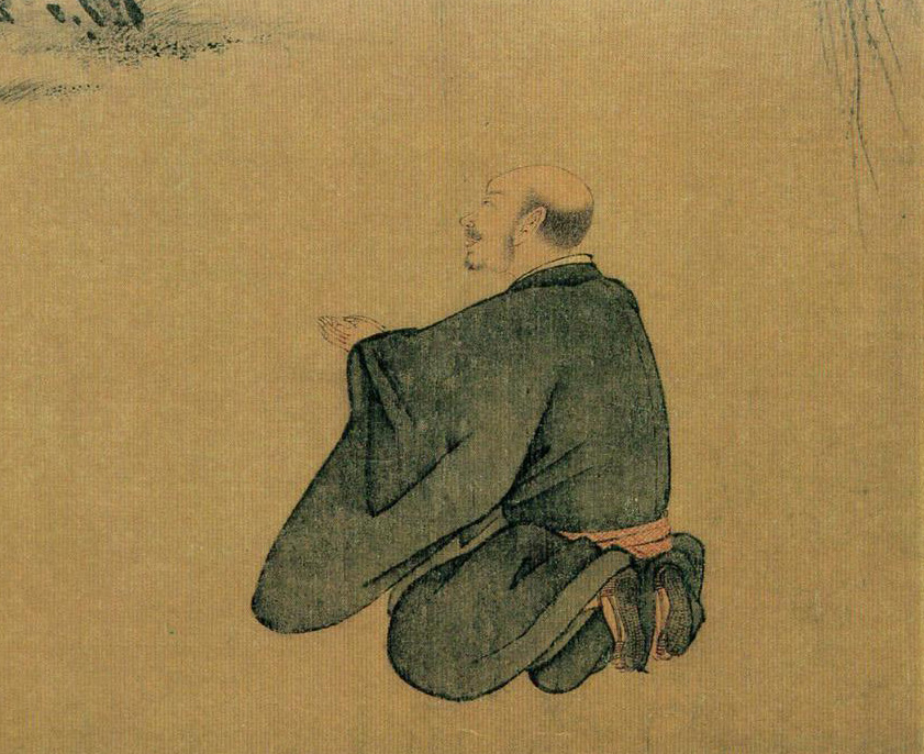 画家 a href="#" data-lemmaid="50374">梁楷 /a>创作的绢本设色画,现