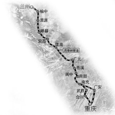  p>兰渝铁路(lanzhou-chongqing railway),是中国境内一条连接 a