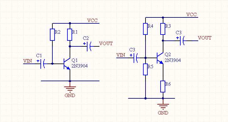 三极管基本放大电路