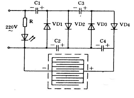 的电压比前级高出整数倍而所需电流又不是很多的时候,就需要倍压电路