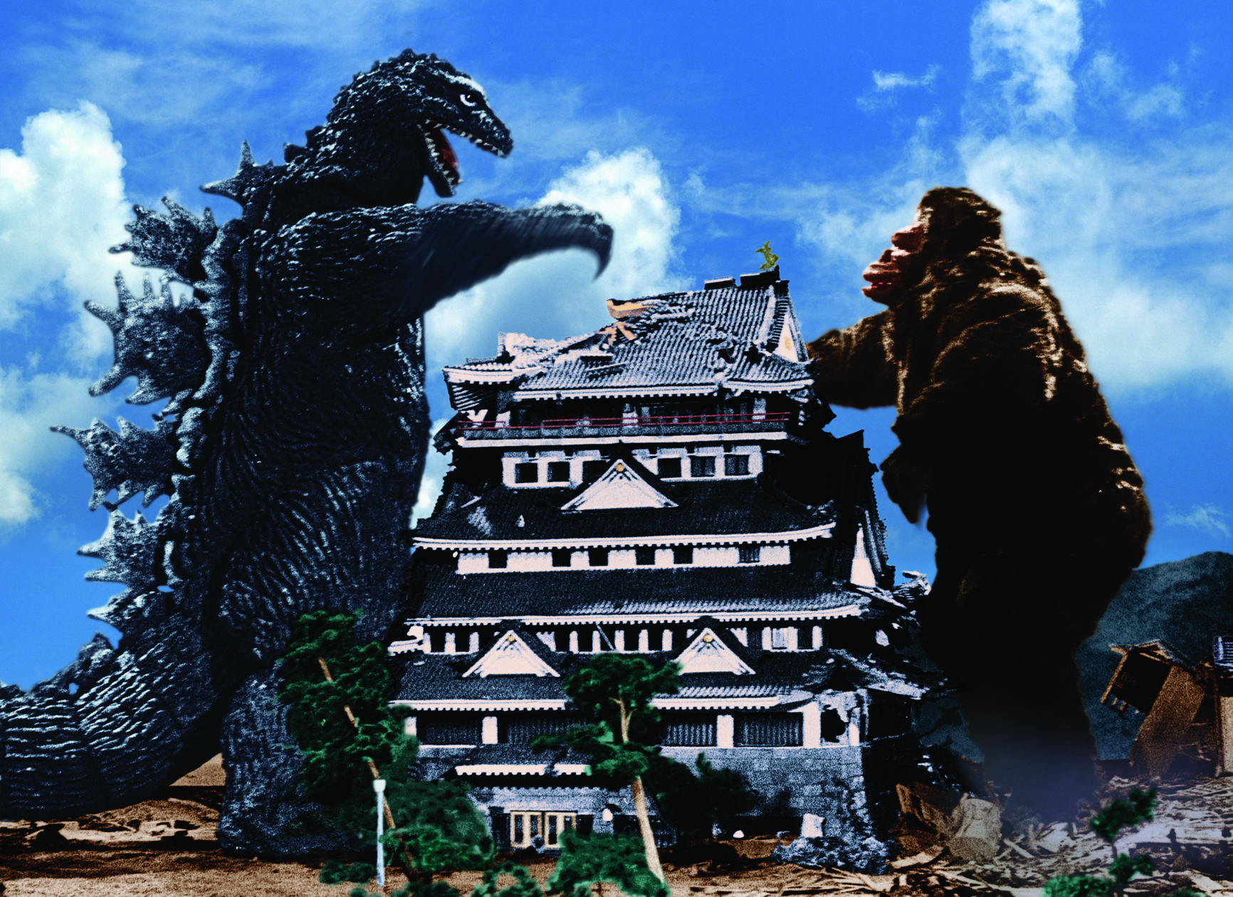  p>《金刚大战哥斯拉》是由本多猪四郎执导的特摄片,大村千吉等参加