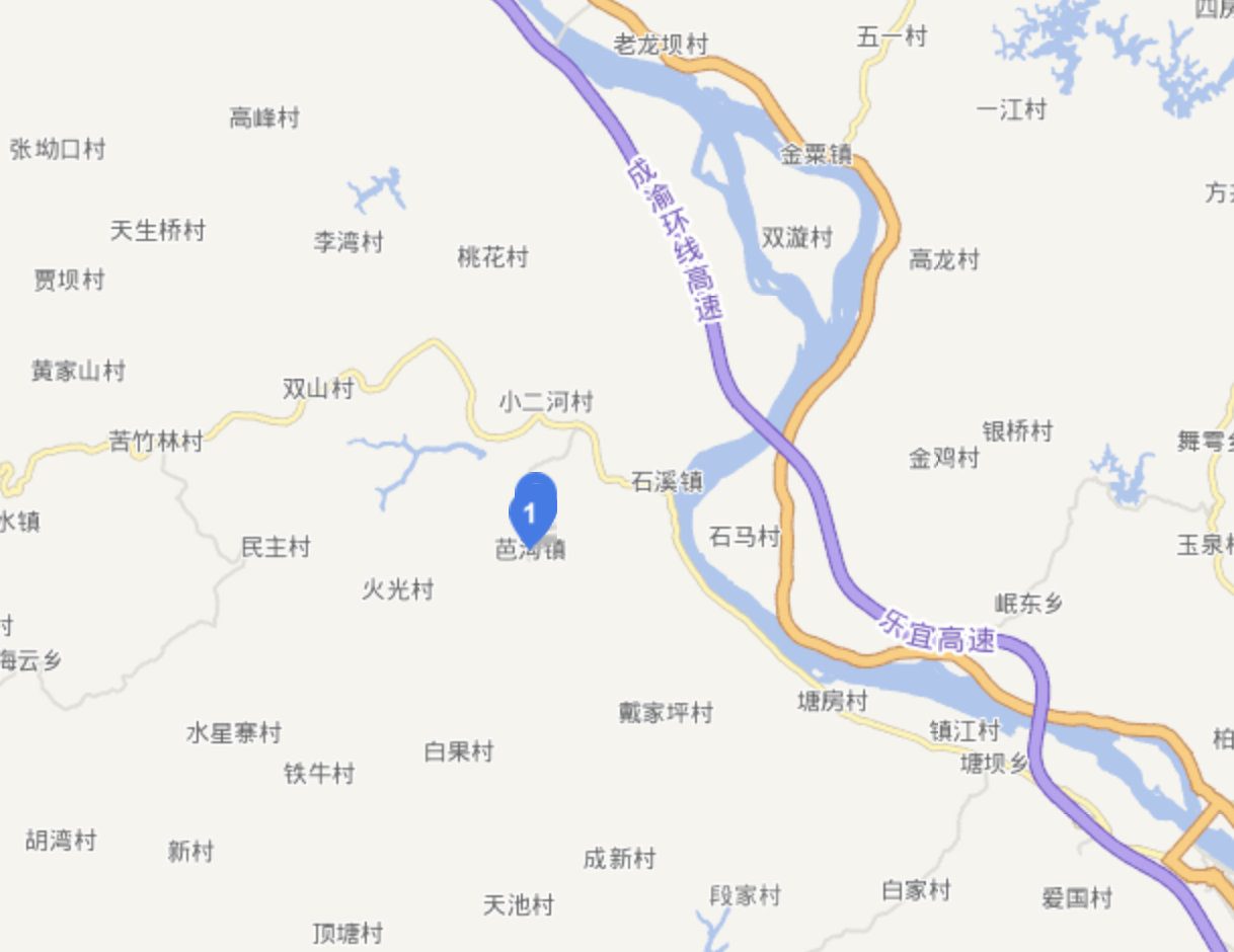 隶属于四川省乐山市犍为县,地处犍为县西北20千米,东与马庙乡,石溪镇