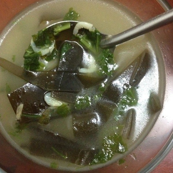 海带虾皮汤