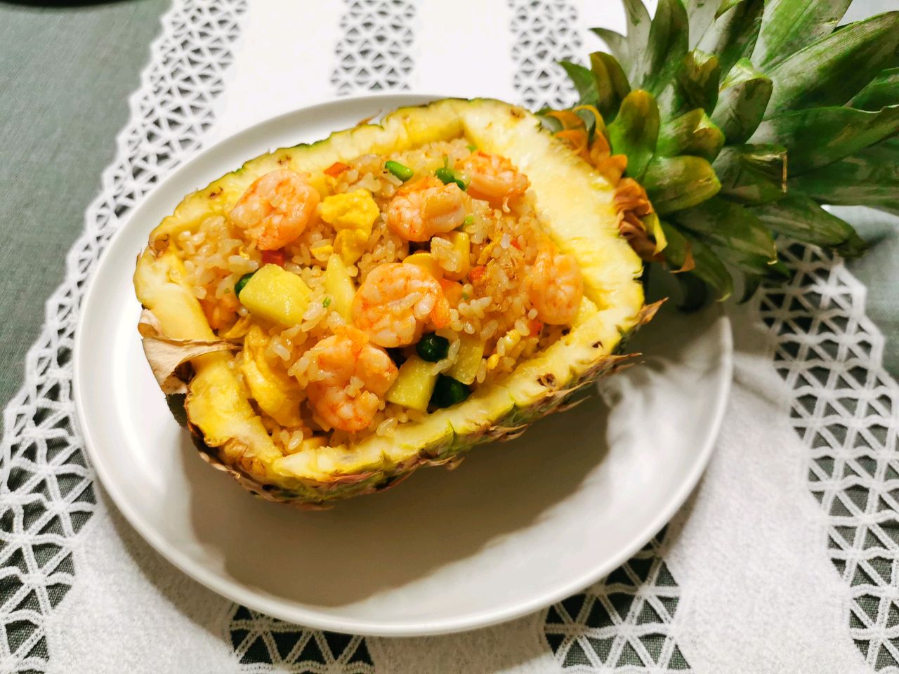 鲜虾菠萝饭