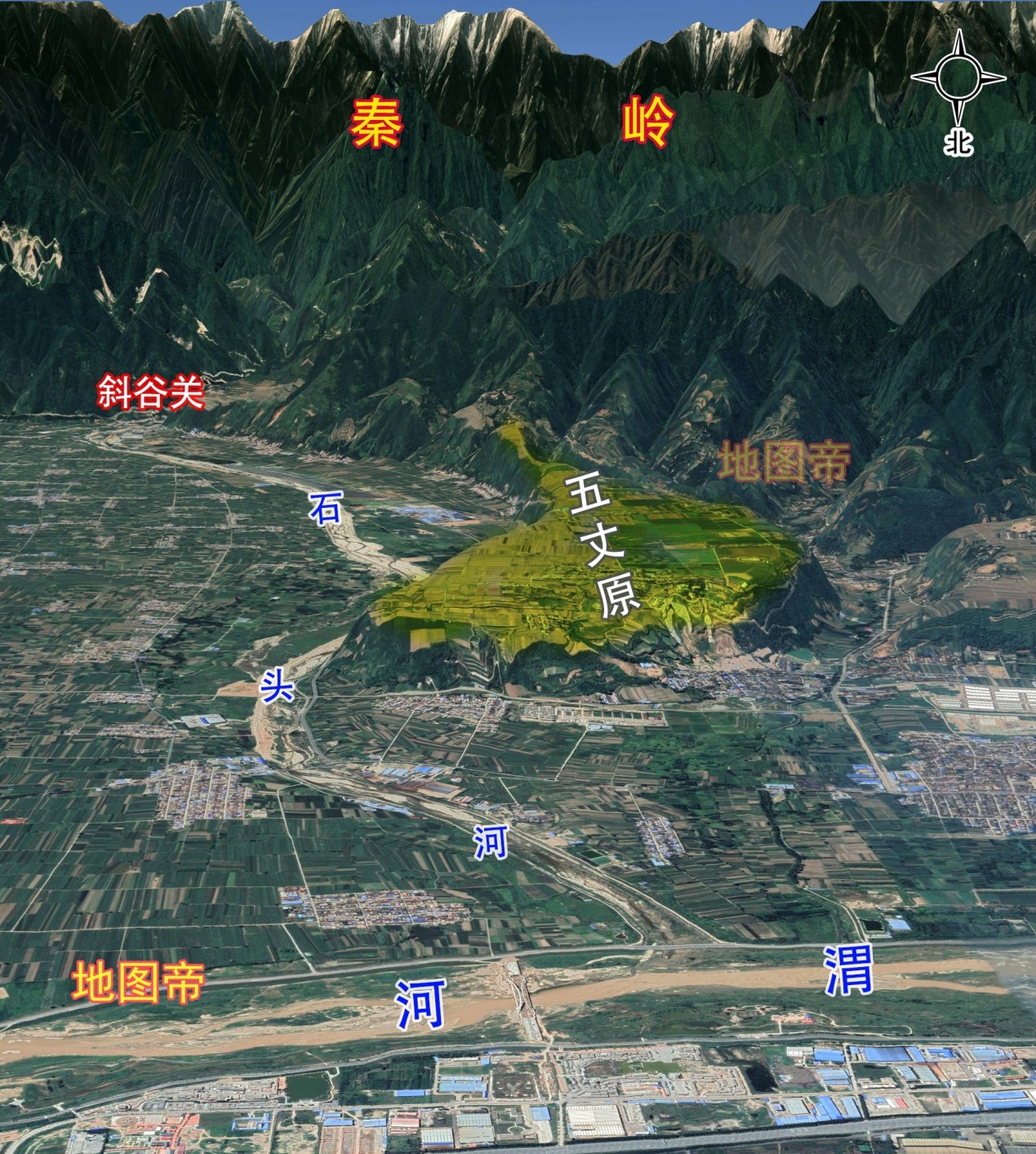 诸葛亮最后一次北伐，病逝的五丈原在哪里？_百科TA说