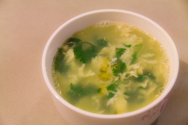 香菜鸡蛋汤