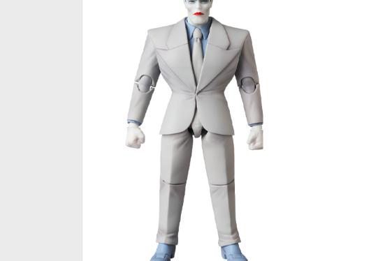 mafex dc漫画版《蝙蝠侠:黑暗骑士归来》小丑可动人偶