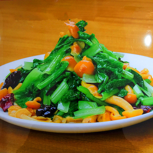 滑子蘑炒小白菜