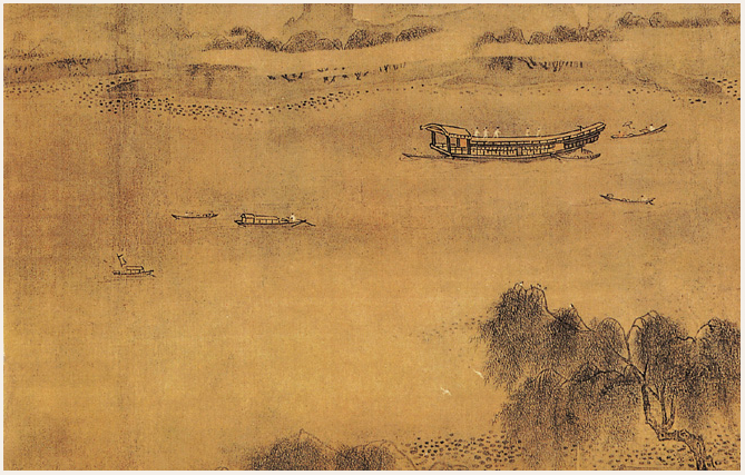 马麟《荷香消夏图》