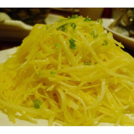 咸蛋黄炒土豆丝