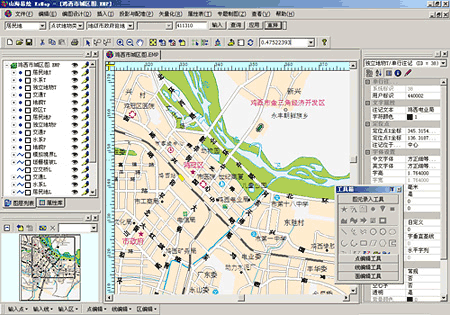  p>地图制图软件是针对地图制图的各个过程,用计算机语言及指令所编写