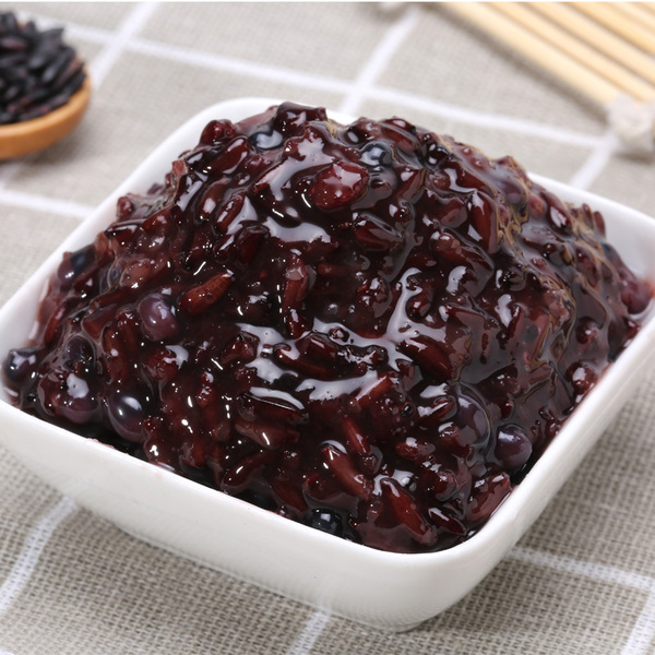 血糯米黑米粥