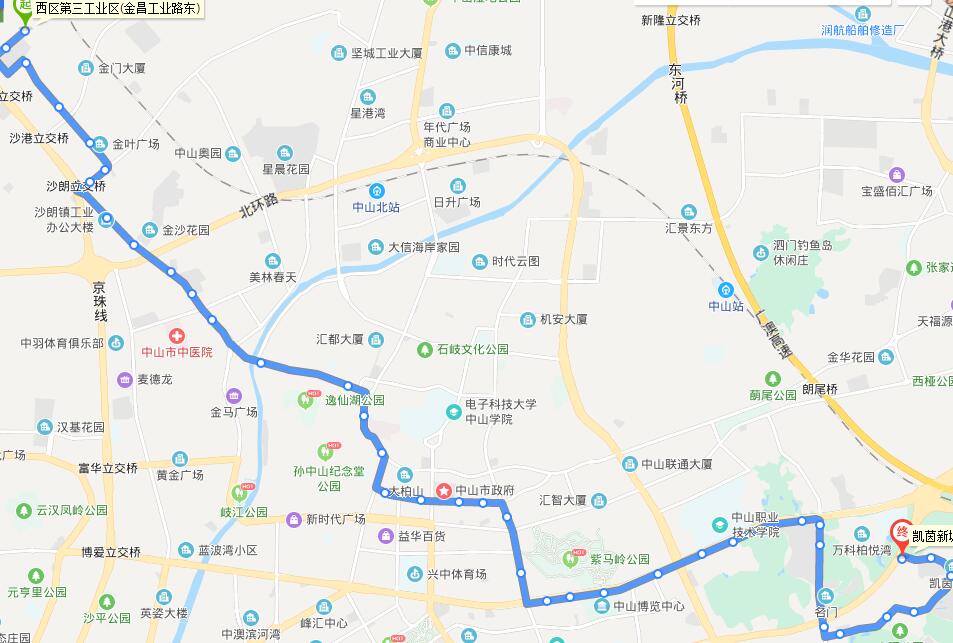 中山公交003路