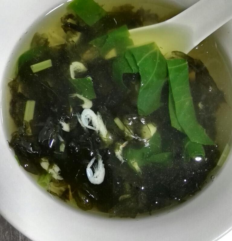 海带虾皮汤