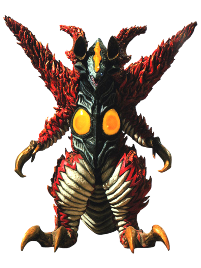  p>合体魔王兽杰庞顿,是特摄剧《欧布奥特曼》中登场的怪兽.