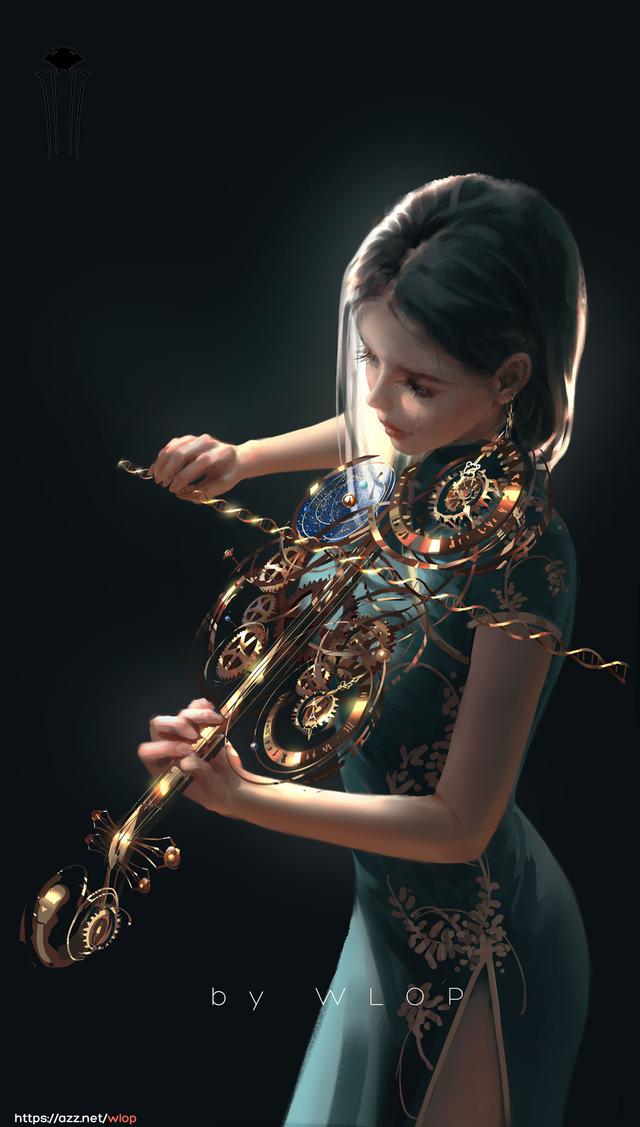 敲着代码的画师｜WLOP——用绘画来表达自我_百科TA说