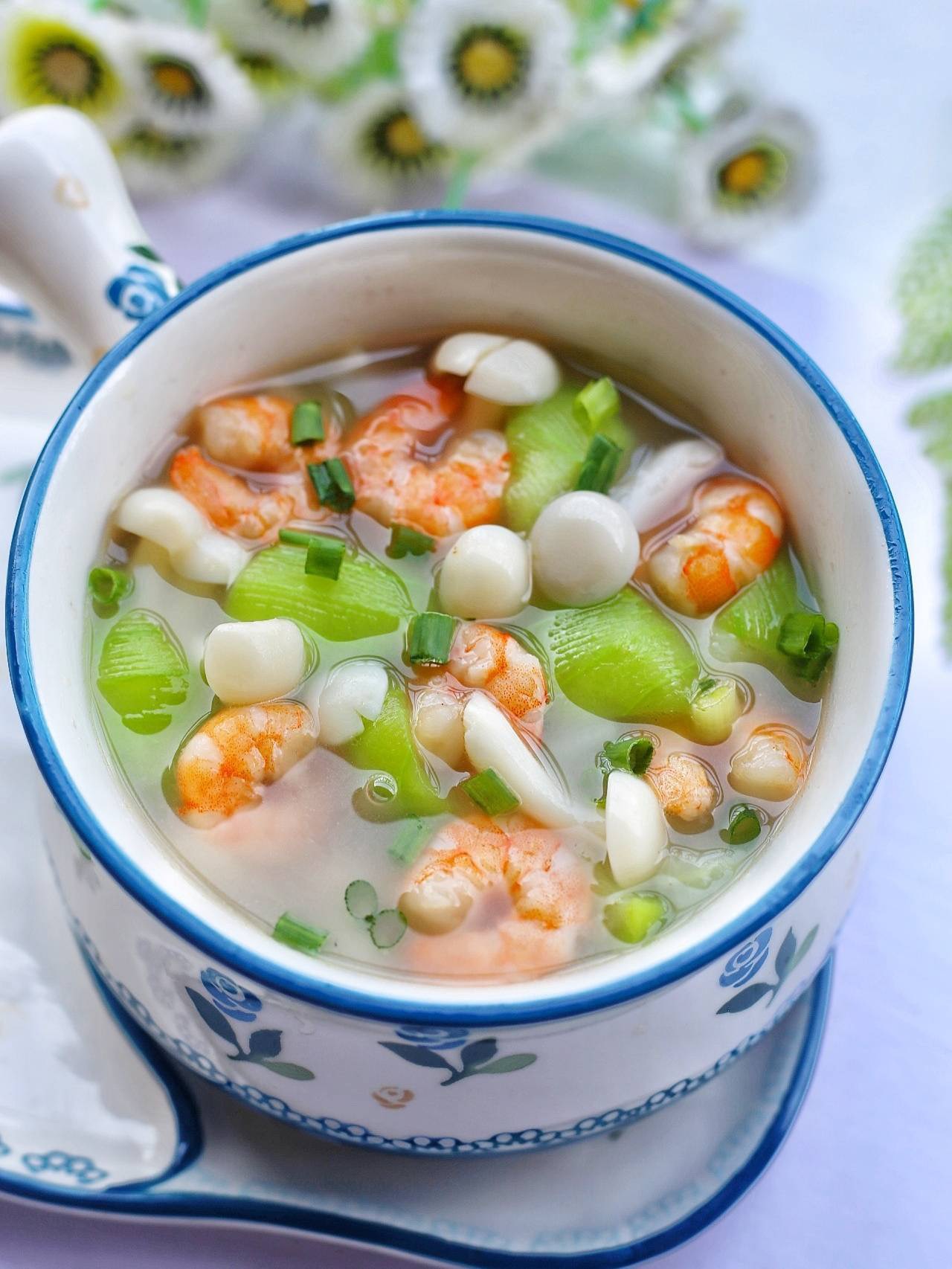 木耳丝瓜虾仁羹