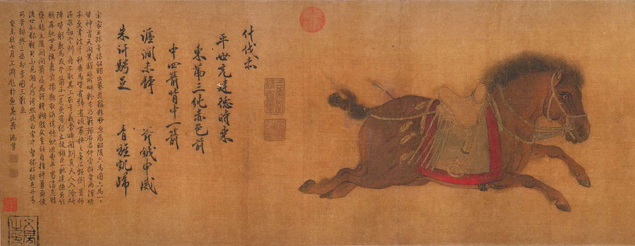 金赵霖·《昭陵六骏图卷》