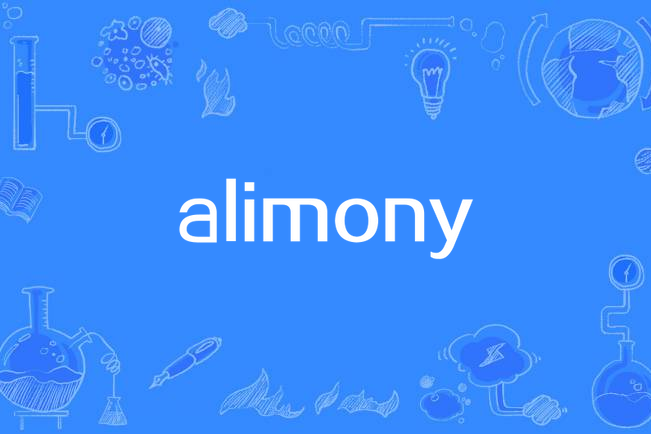 alimony