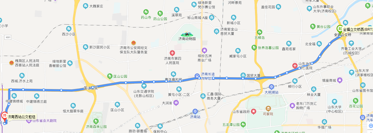 济南公交brt1号线