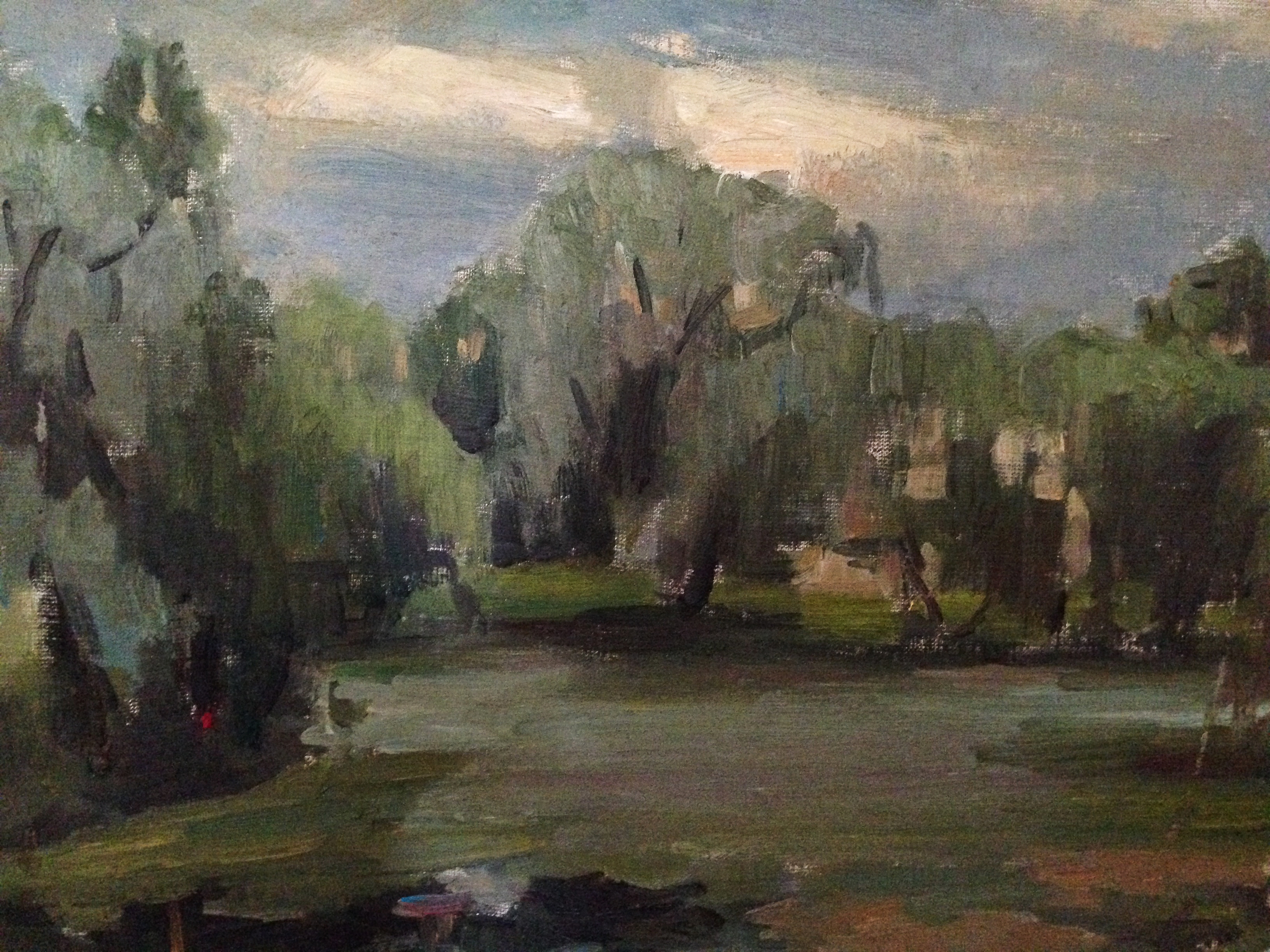 作者用油画语言的绘画形式,描绘在圣彼得堡的所见所闻.